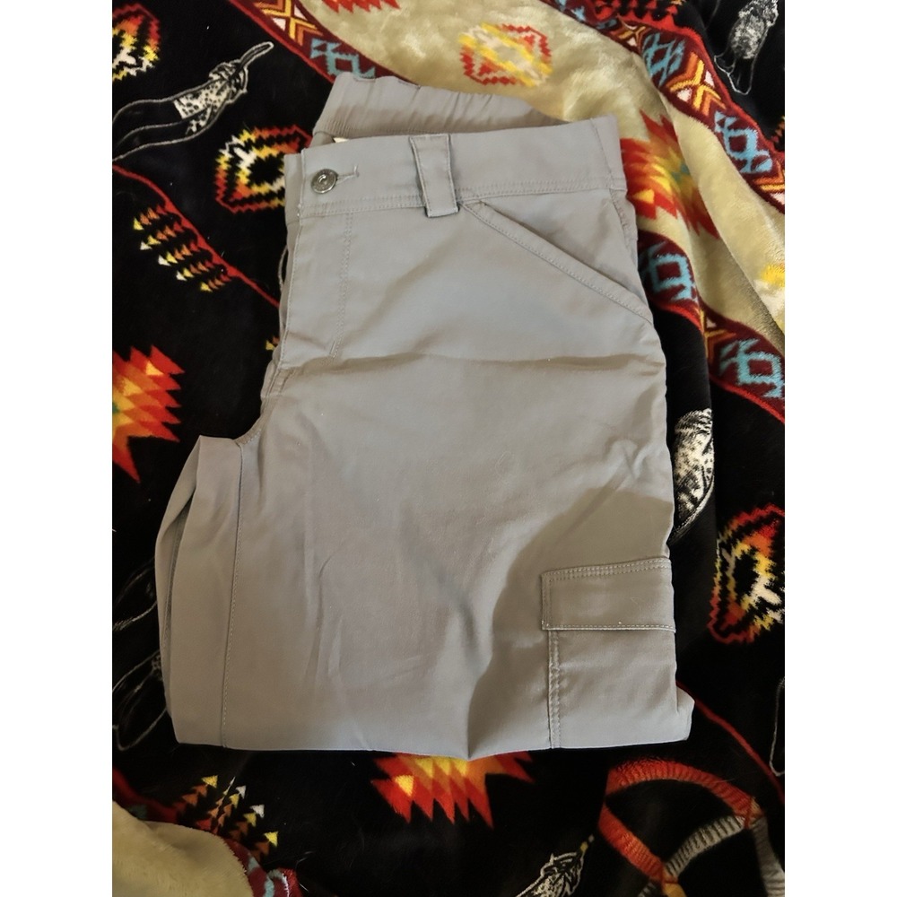 Duluth Trading Women's Cargo Pants Size‎ 6 Grey Lightweight Outdoor Hiking